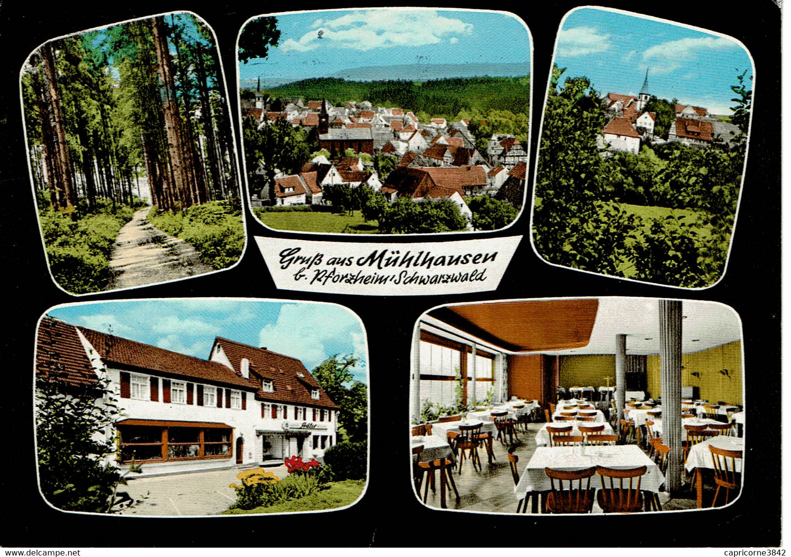 1977 - Carte Postale De BÜHL BADEN Pour La Françe - Cachet "MITTEL BADISCHES OBSTPARADIES" Sur Tp N° 564/565 - Maschinenstempel (EMA)