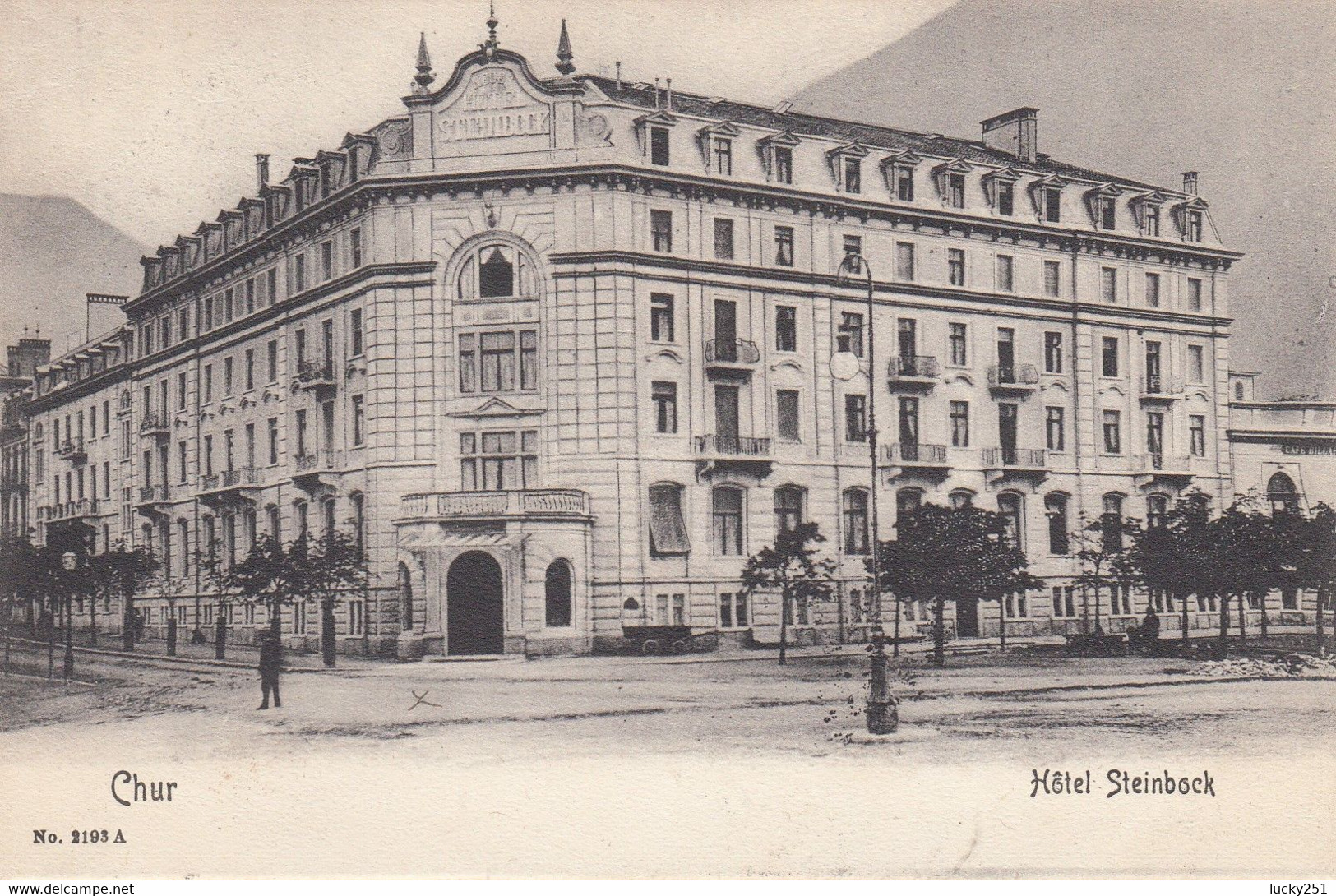 Suisse - Hôtel - Chur - Hôtel Steinbock - Circulée 22/05/1907 - Coira