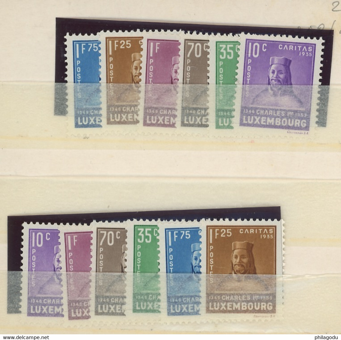 1935 **  Charles Ier  Série 276-281  **  C Yv. 145,-euros - Neufs