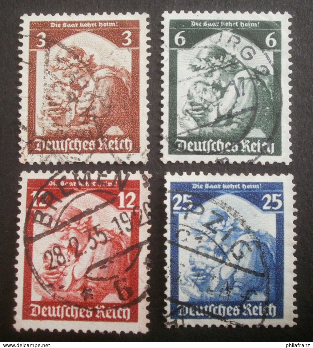 Deutsches Reich: 565-568 Gestempelt - Used Stamps