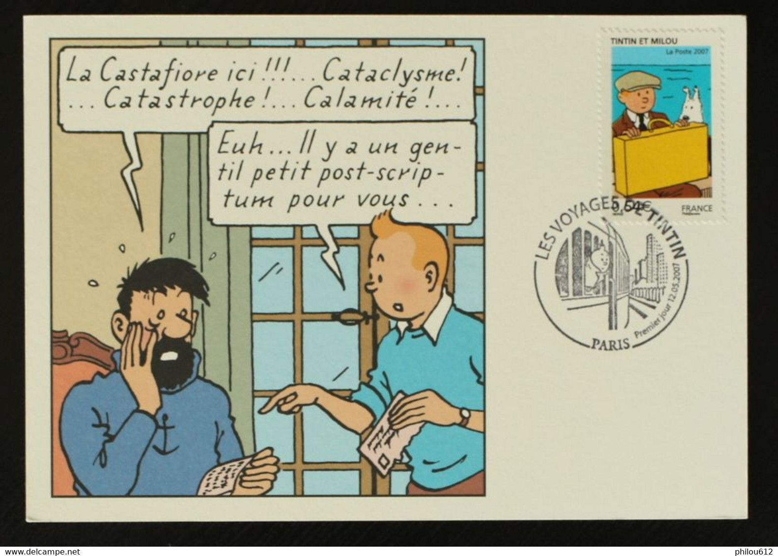 75 - Paris - Fête Du Timbre Tintin 2007 - Commemorative Postmarks