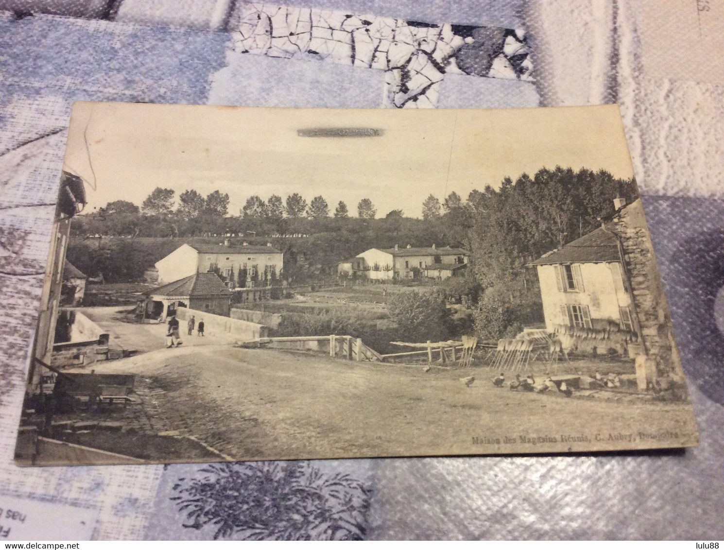 ♦️ DOMPAIRE. Le Pont Du Saulcy. Fabricant Ou Marchand De Balais ? CARTE RARE - Dompaire