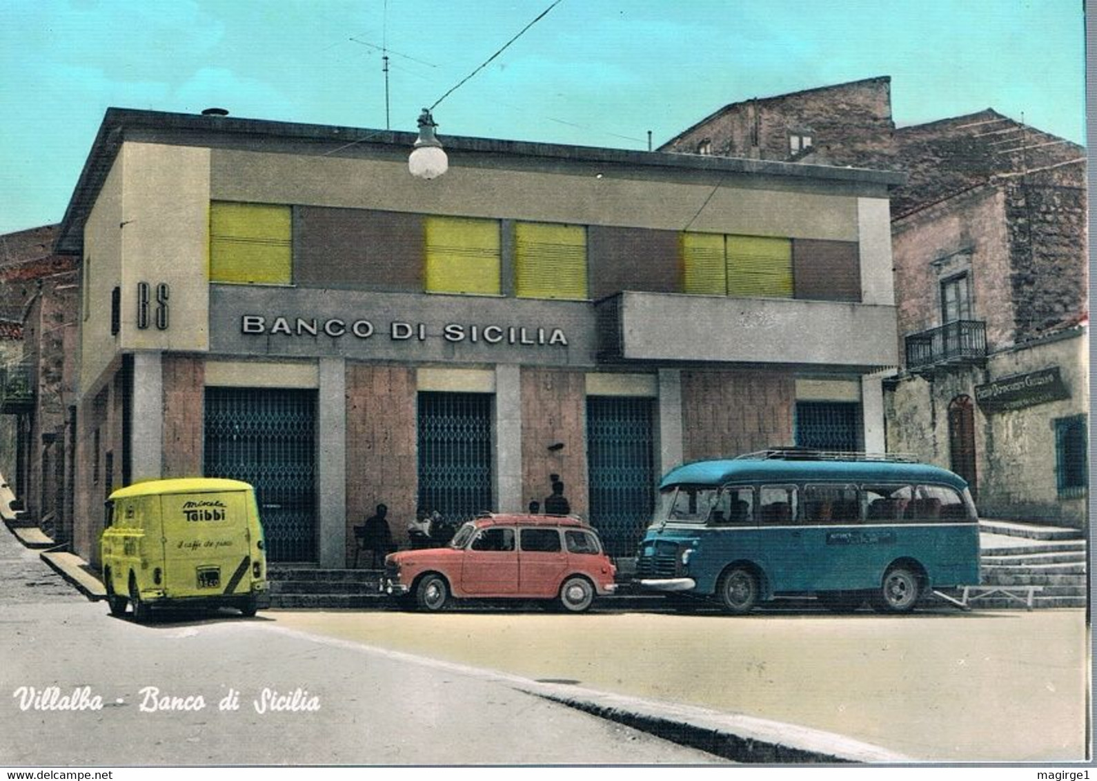 B4903 - Villalba Banco Di Sicilia, Primi Colori, Non Viaggiata F. G. - Caltanissetta