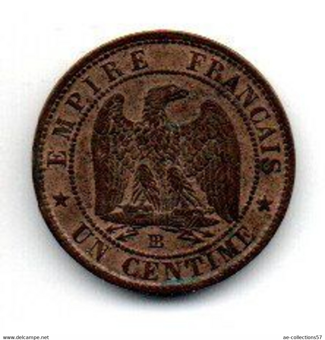 Napoléon III  -  1 Centime 1854 BB --  état  SUP - Andere & Zonder Classificatie