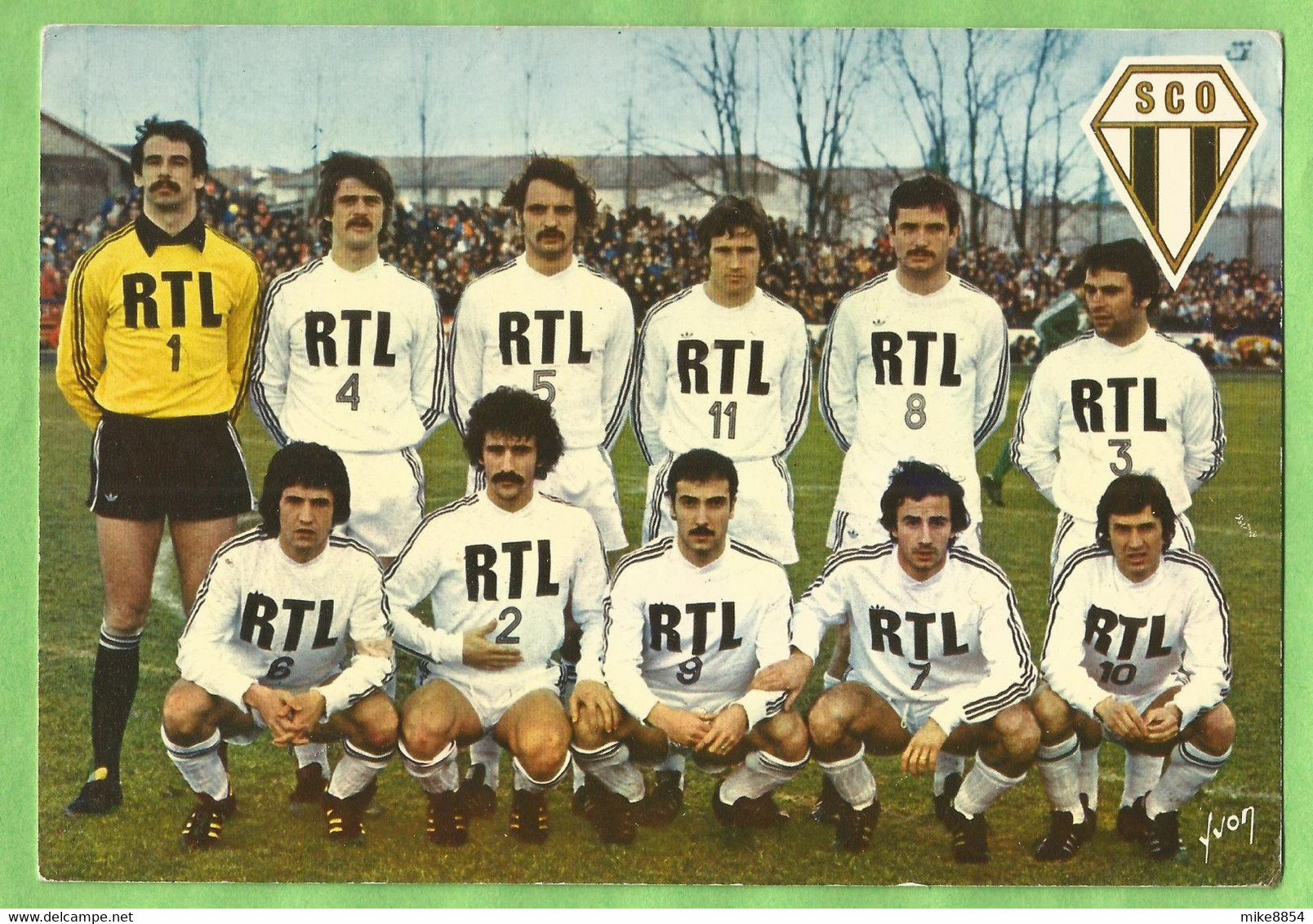 A169  CP    FOOTBALL FRANCAIS 1re DIVISION SAISON 1978-79  ANGERS SPORTING CLUB  +++++++ - Calcio