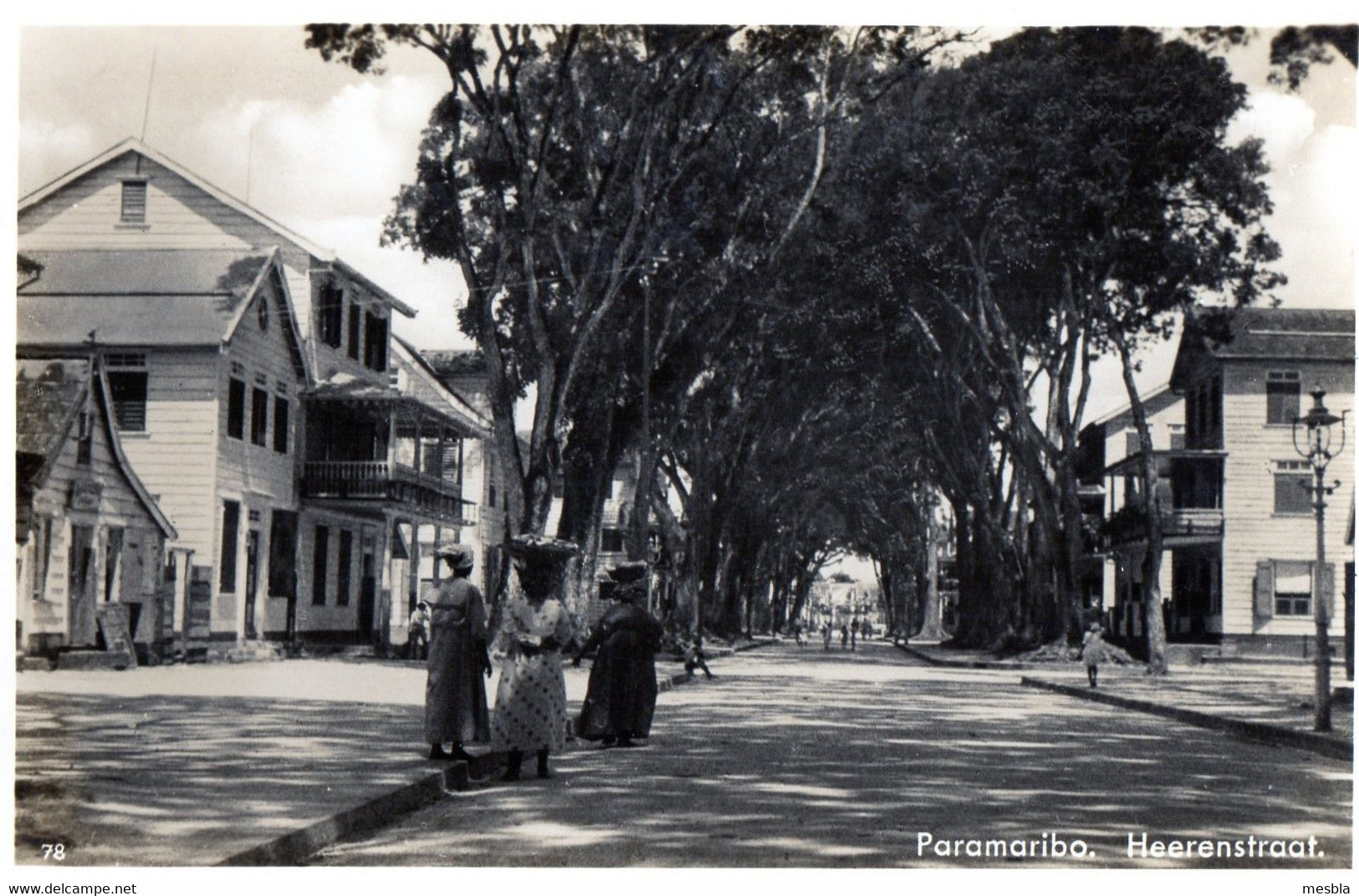 CPA - SURINAME - PARAMARIBO -  Heerenstraat - 1943 - Surinam