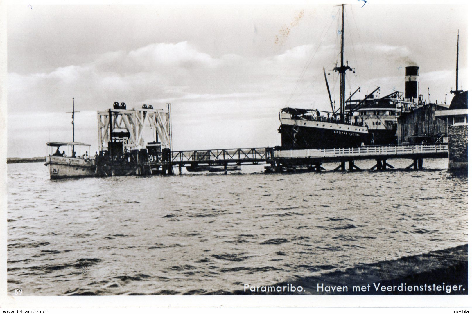 CPA - SURINAME - PARAMARIBO -  Haven Met Veerdienststeiger - Surinam