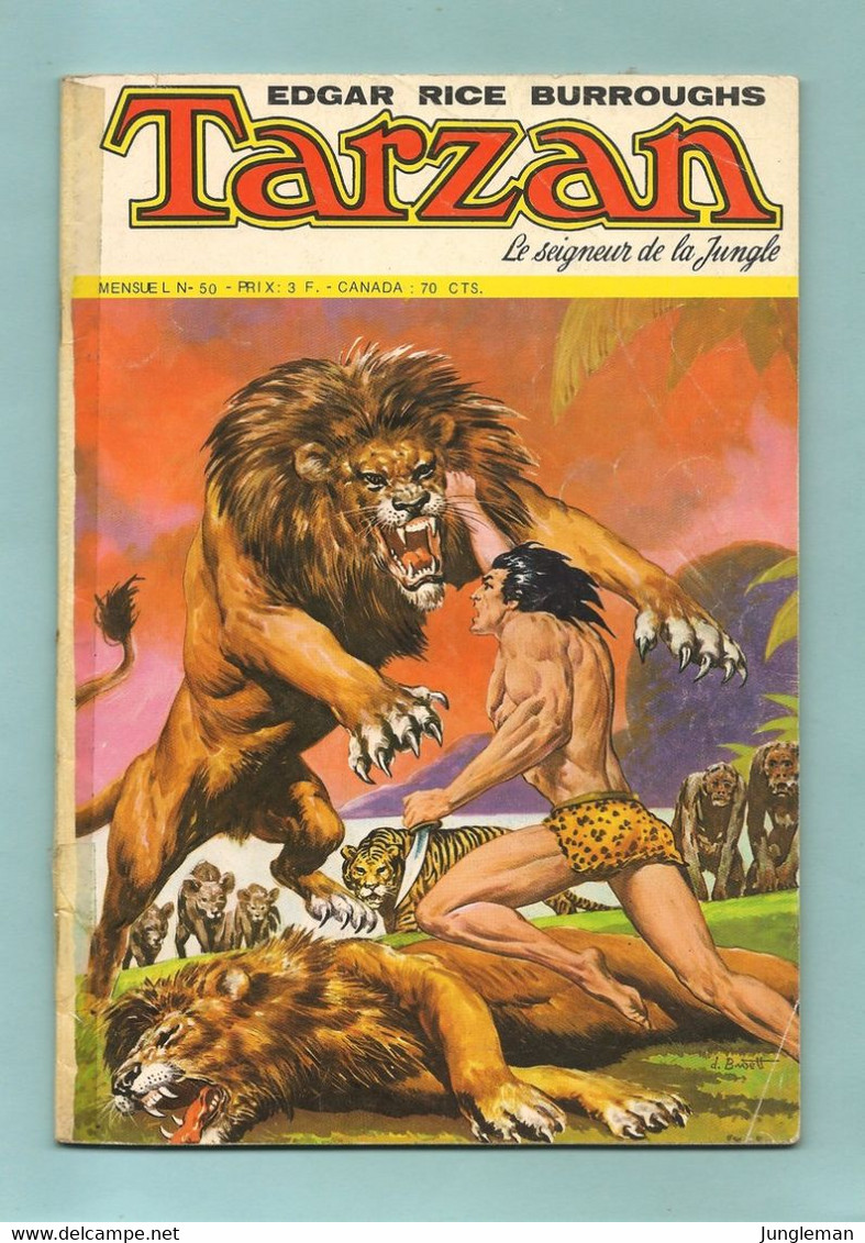 Tarzan N°50 - 2ème Série Sagédition - Avec Aussi Korak - Juin 1976 - Extrait D'album - BE - Tarzan