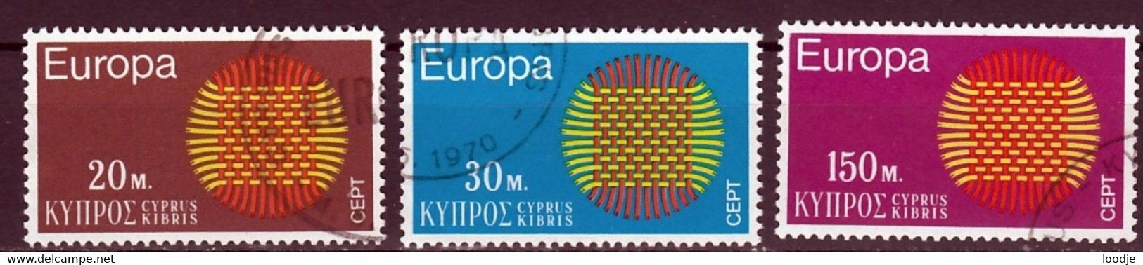 Cyprus  Europa Cept 1970 Gestempeld - 1970