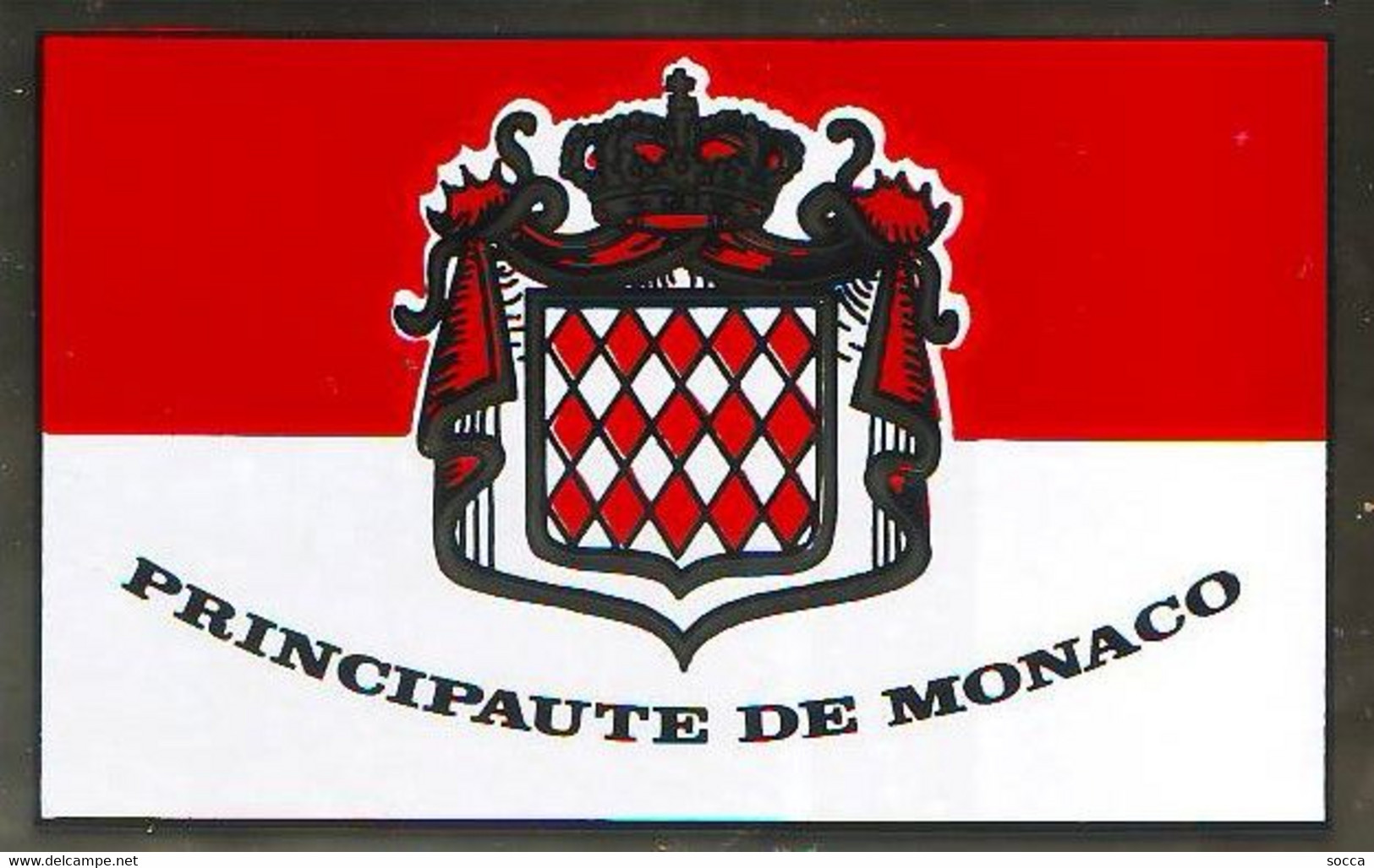 Lot De 4 AUTOCOLLANTS De MONACO - Autres & Non Classés