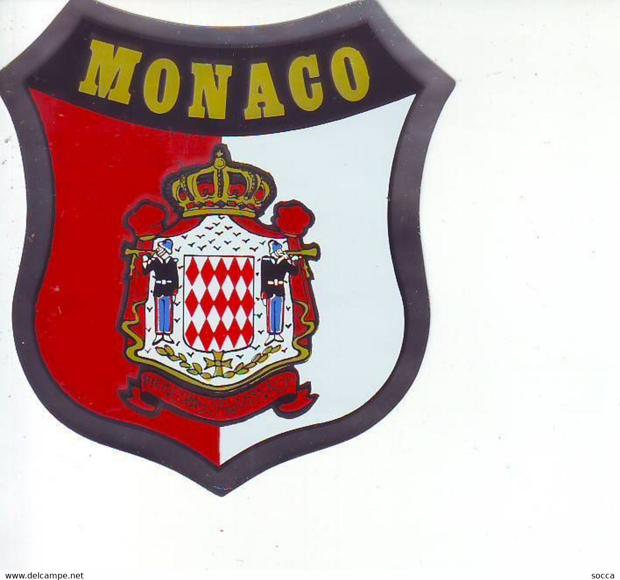 Lot De 4 AUTOCOLLANTS De MONACO - Autres & Non Classés