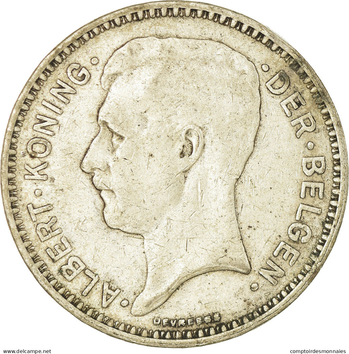 Monnaie, Belgique, 20 Francs, 20 Frank, 1934, TB, Argent, KM:104.1 - 20 Frank & 4 Belgas