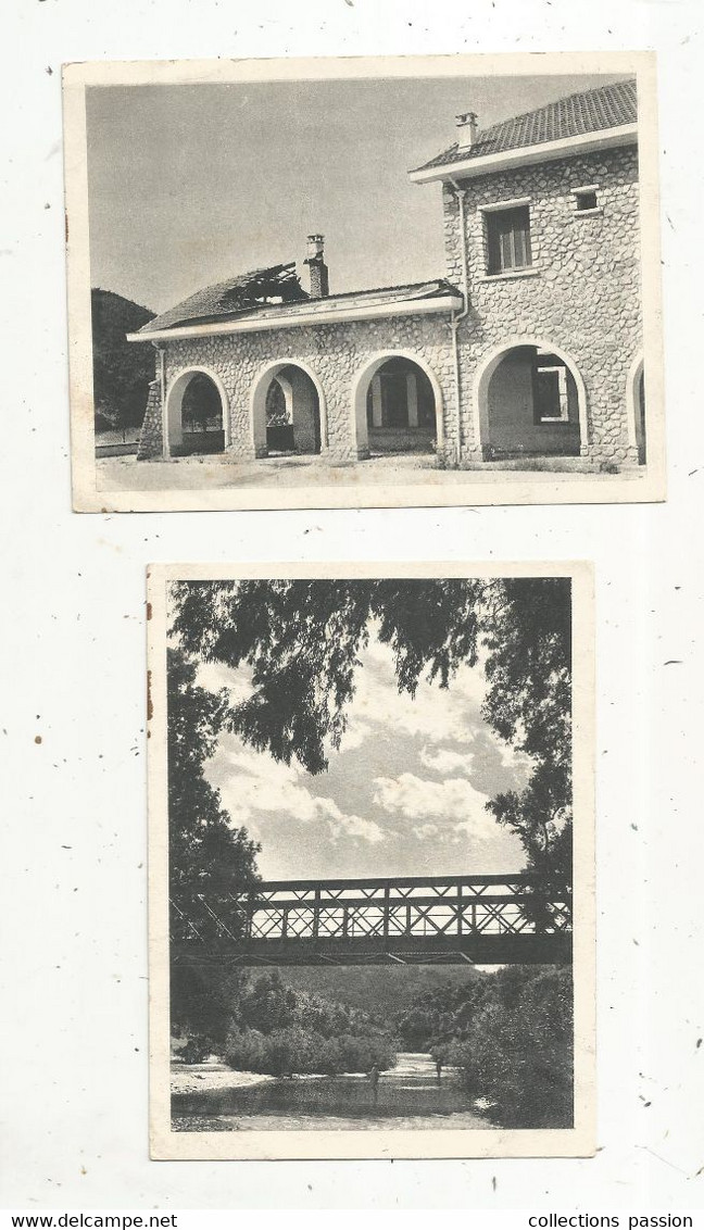 Cp, Militaria , Guerre D'ALGERIE , écrite 1957 , 140 X 105 Mm ,  F.M. , Baconnier Imp. Alger , LOT DE 4 CARTES POSTALES - Guerres - Autres