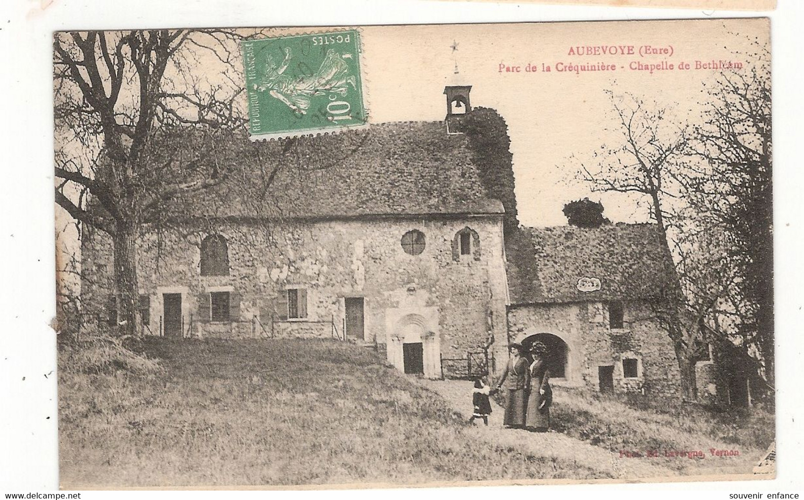 CPA Aubevoye Parc De La Créquinière Chapelle De Bethléem 27 Eure - Aubevoye