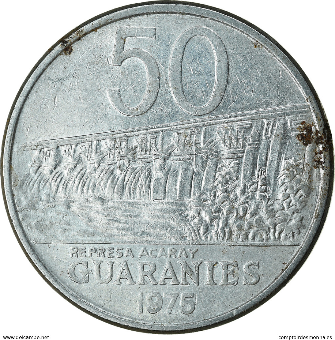 Monnaie, Paraguay, 50 Guaranies, 1975, TTB, Stainless Steel, KM:154 - Paraguay