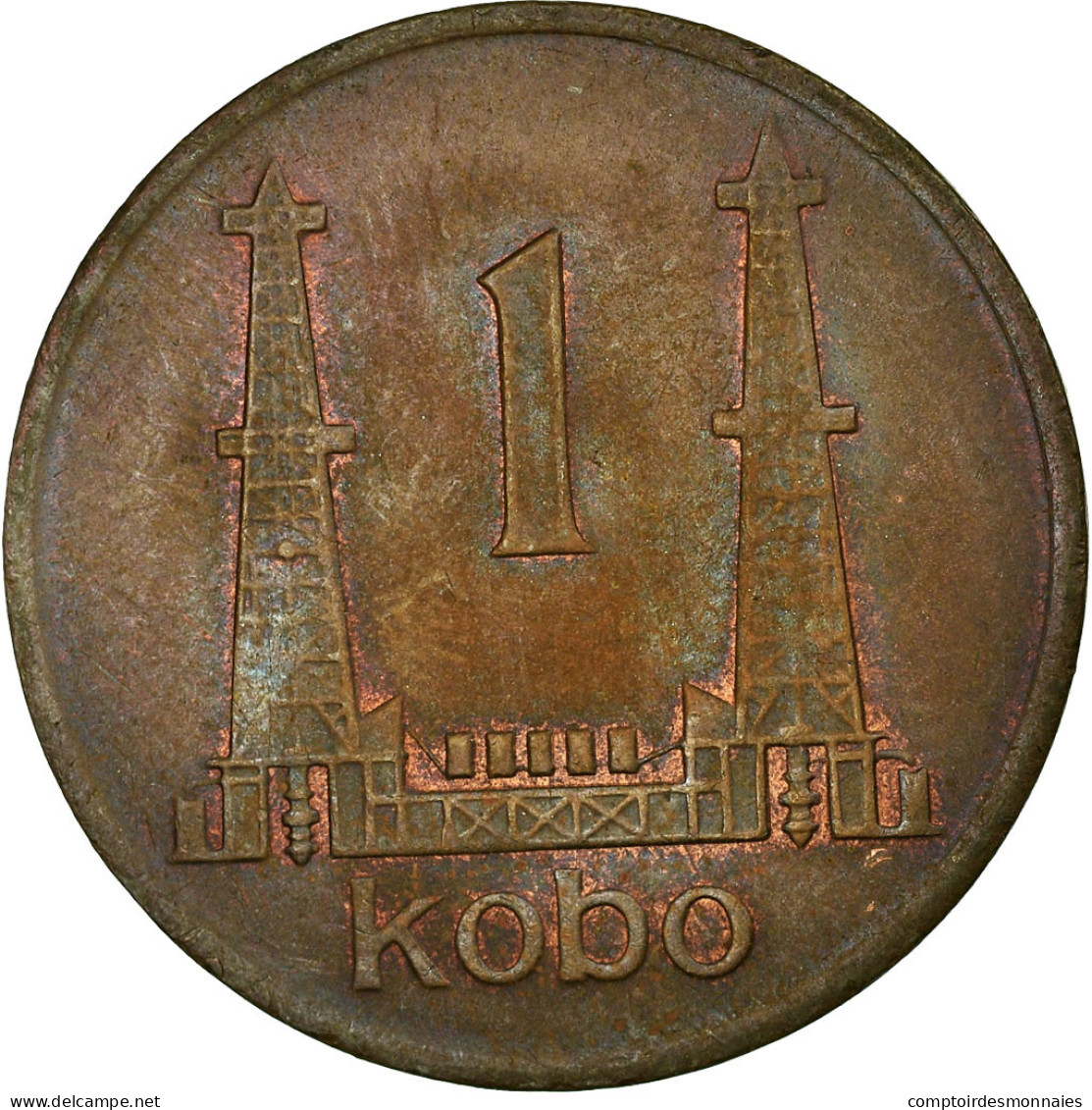 Monnaie, Nigéria, Elizabeth II, Kobo, 1974, TTB, Bronze, KM:8.1 - Nigeria