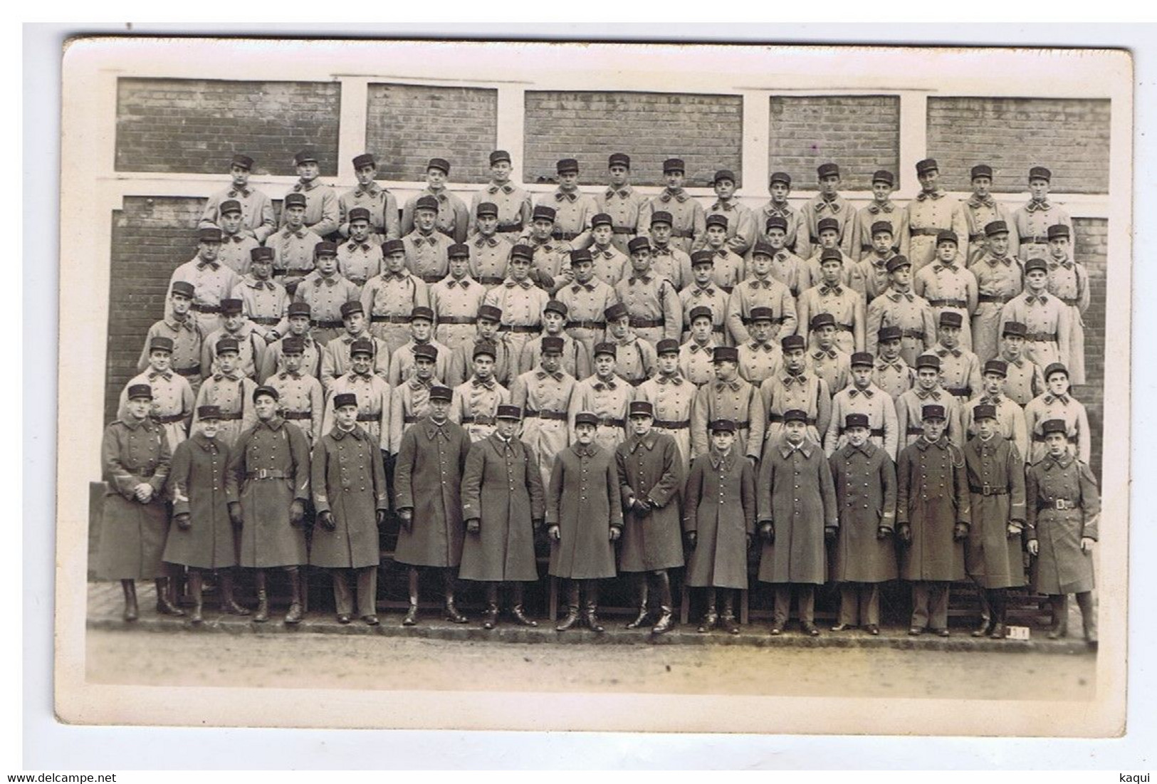 CP PHOTO - Groupe Important De Soldats - Personnages