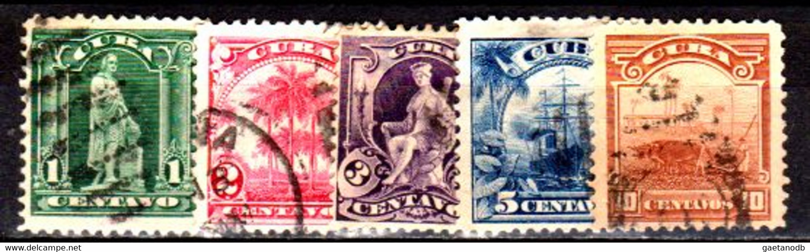 Cuba-0039- Emissione 1899 - Qualità A Vostro Giudizio. Cent - Usados