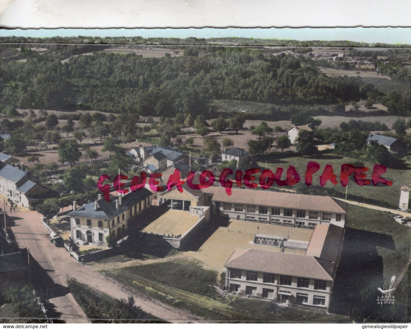 87- CHATEAUNEUF LA FORET - VUE  AERIENNE  GROUPE SCOLAIRE  ECOLE - Chateauneuf La Foret