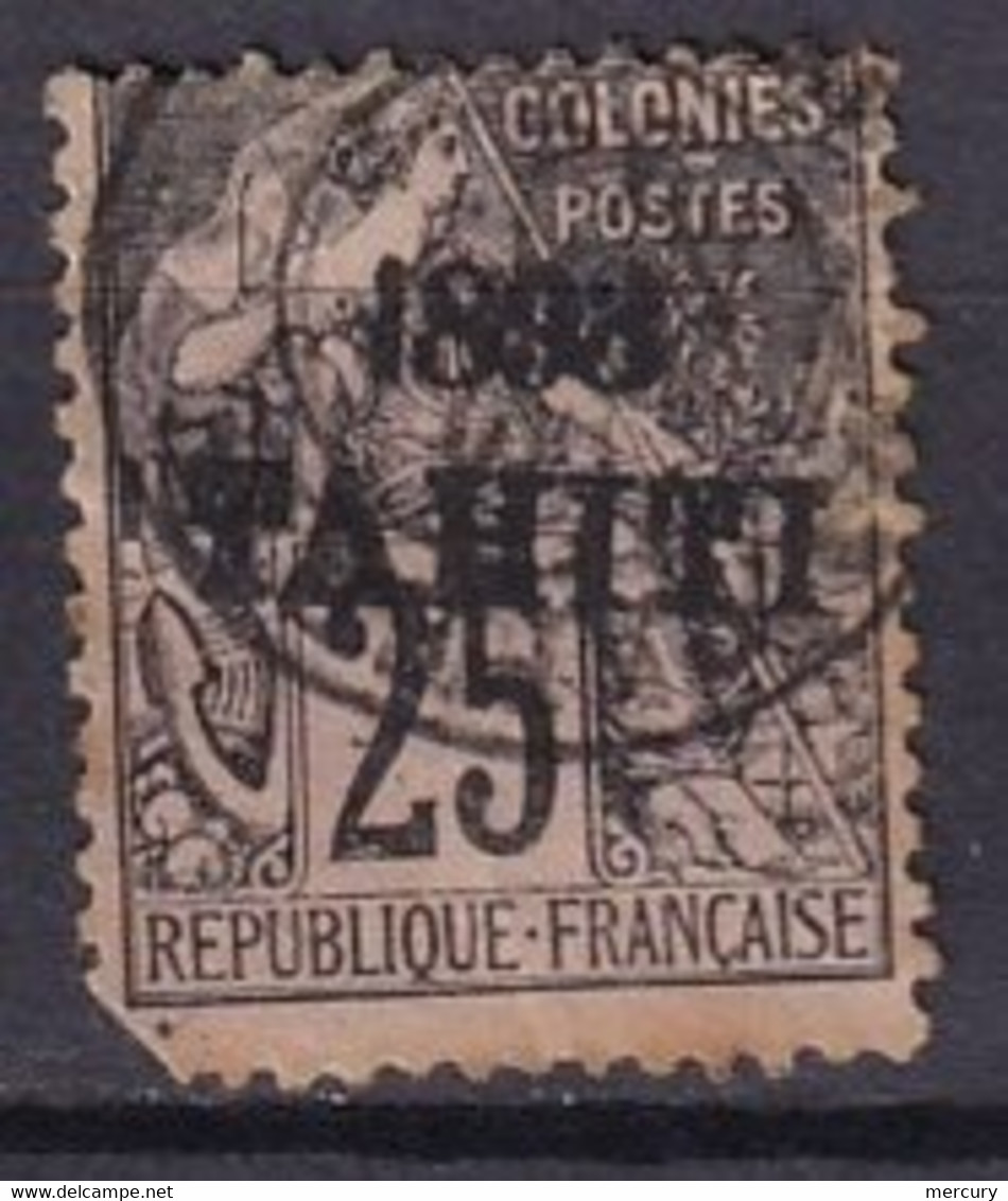 TAHITI - 25 C. De 1893 Oblitéré FAUX - Gebruikt