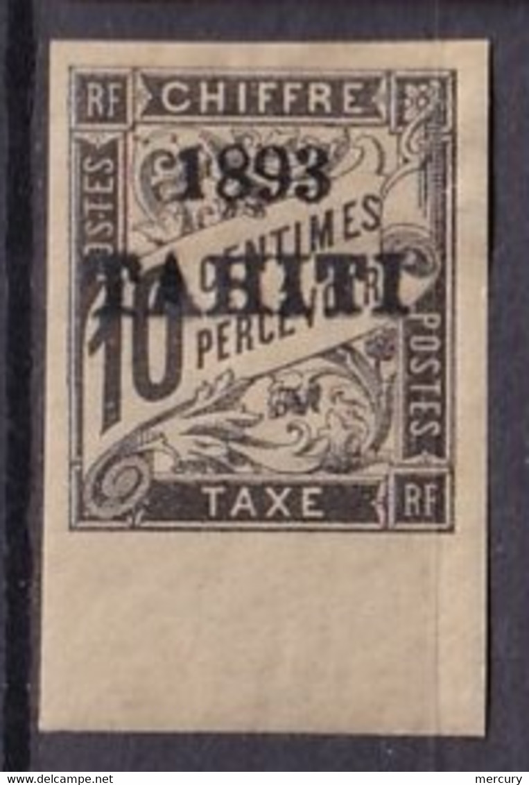 TAHITI - 10 C. Taxe De 1893 Neuf FAUX - Unused Stamps