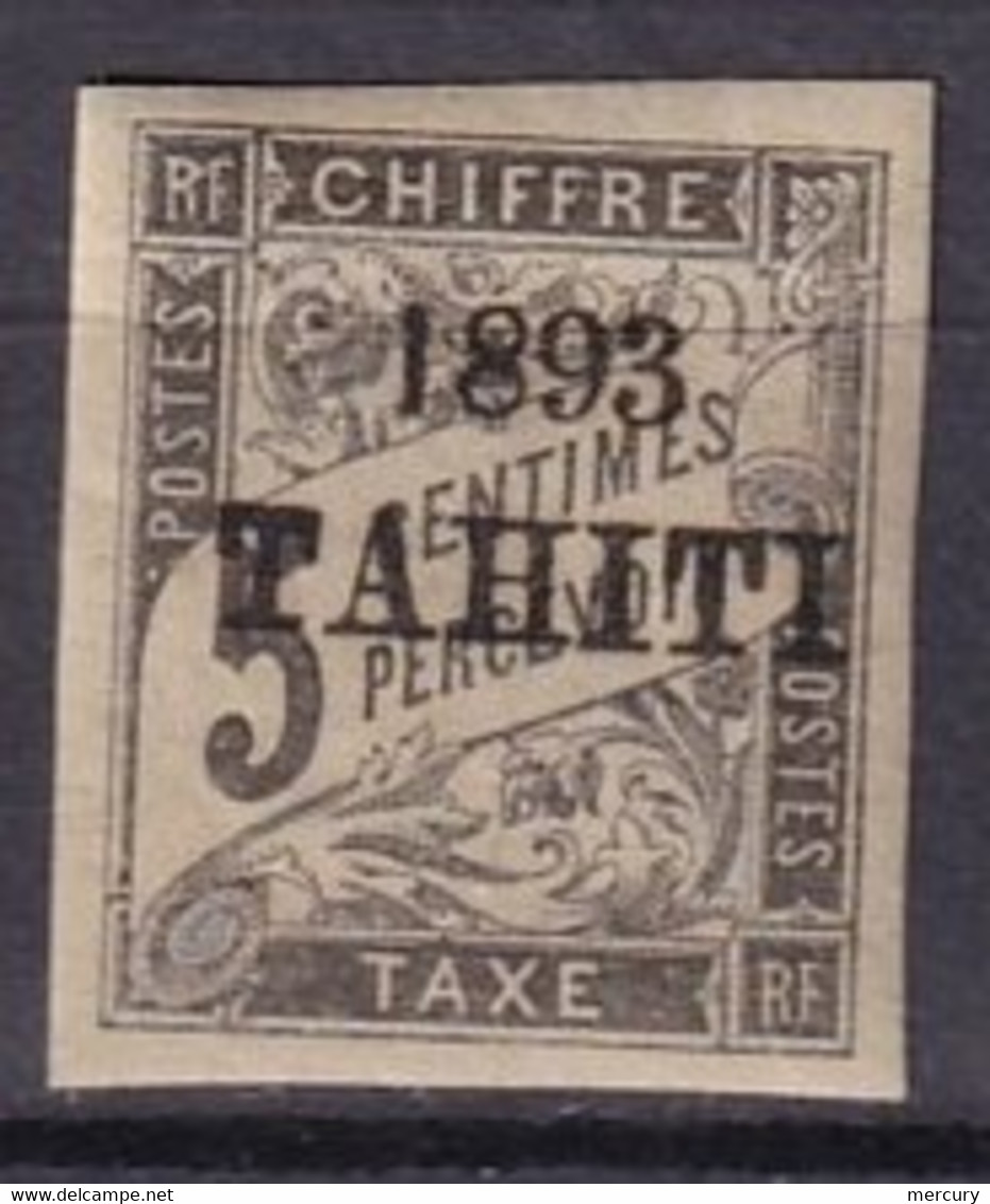 TAHITI - 5 C. Taxe De 1893 Neuf FAUX - Unused Stamps