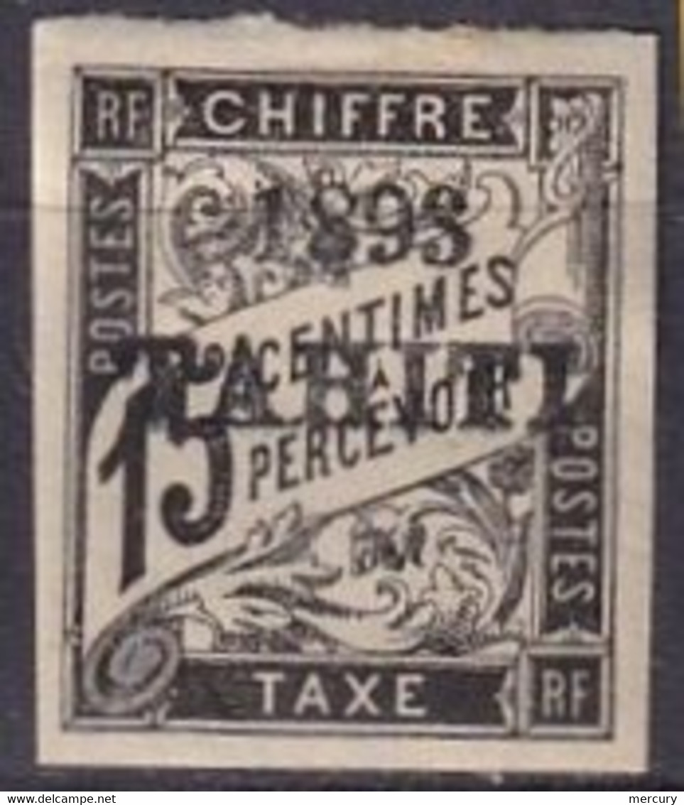 TAHITI - 15 C. Taxe De 1893 Neuf FAUX - Neufs