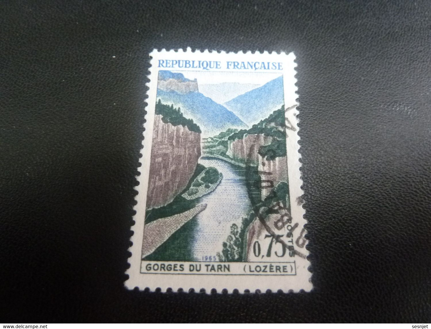 Gorges Du Tarn - Lozère - 75c. - Brun Violacé, Bleu Et Vert - Oblitéré - Année 1965 - - Oblitérés
