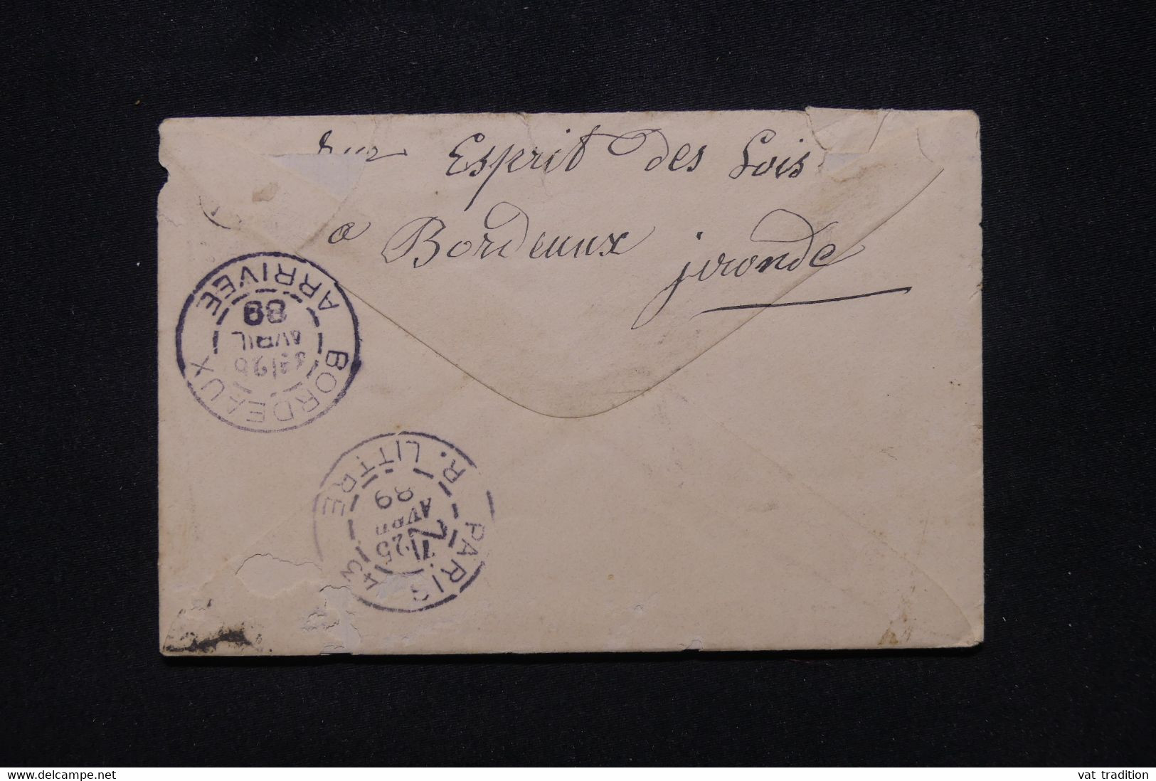 PORTUGAL - Enveloppe De Lisbonne Pour La France En 1889 - L 107957 - Lettres & Documents