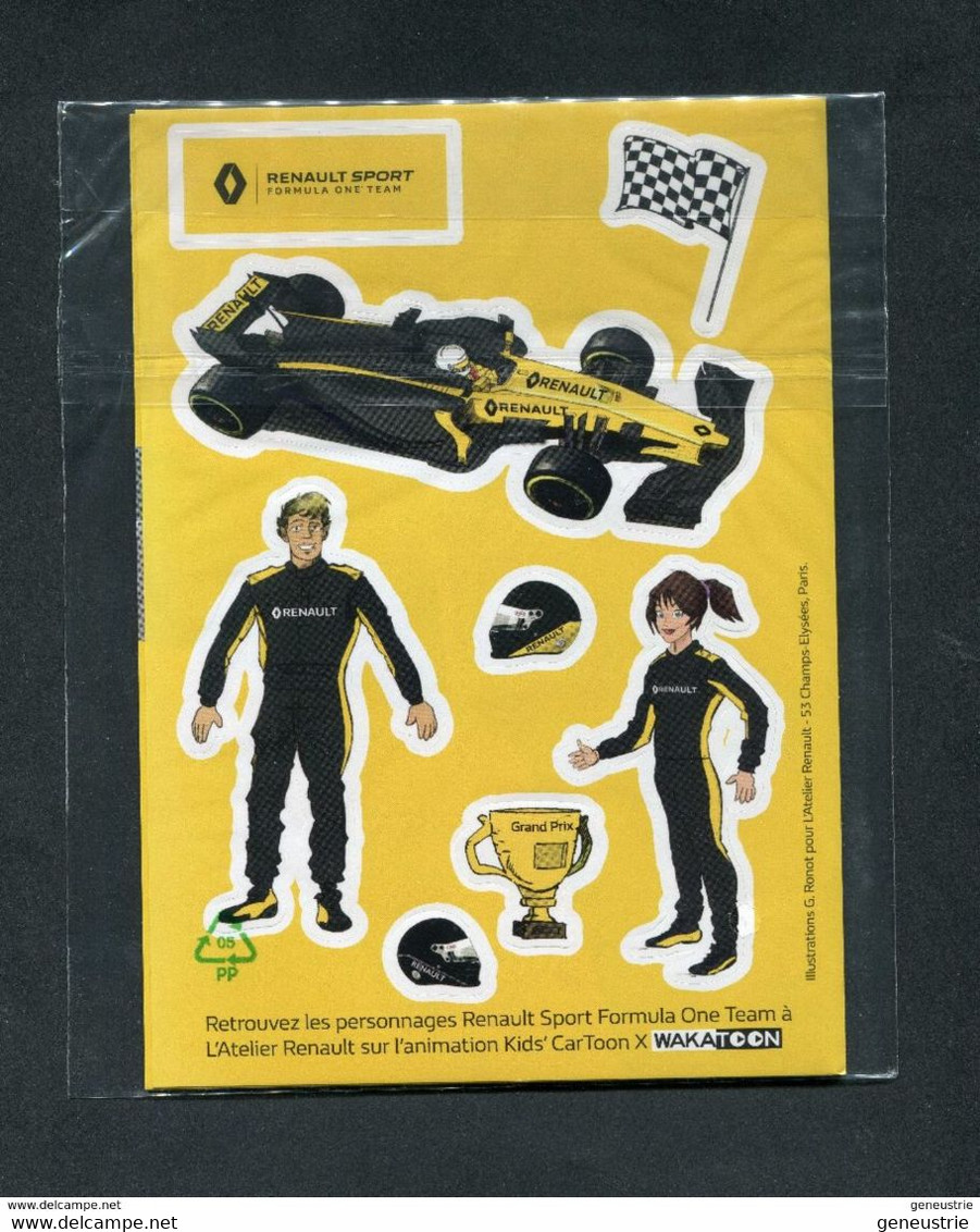Programme Officiel Avec Stickers Autocollant "L'Atelier Renault Octobre / Décembre 2017 - Renault Sport Formula One" - Automobile - F1