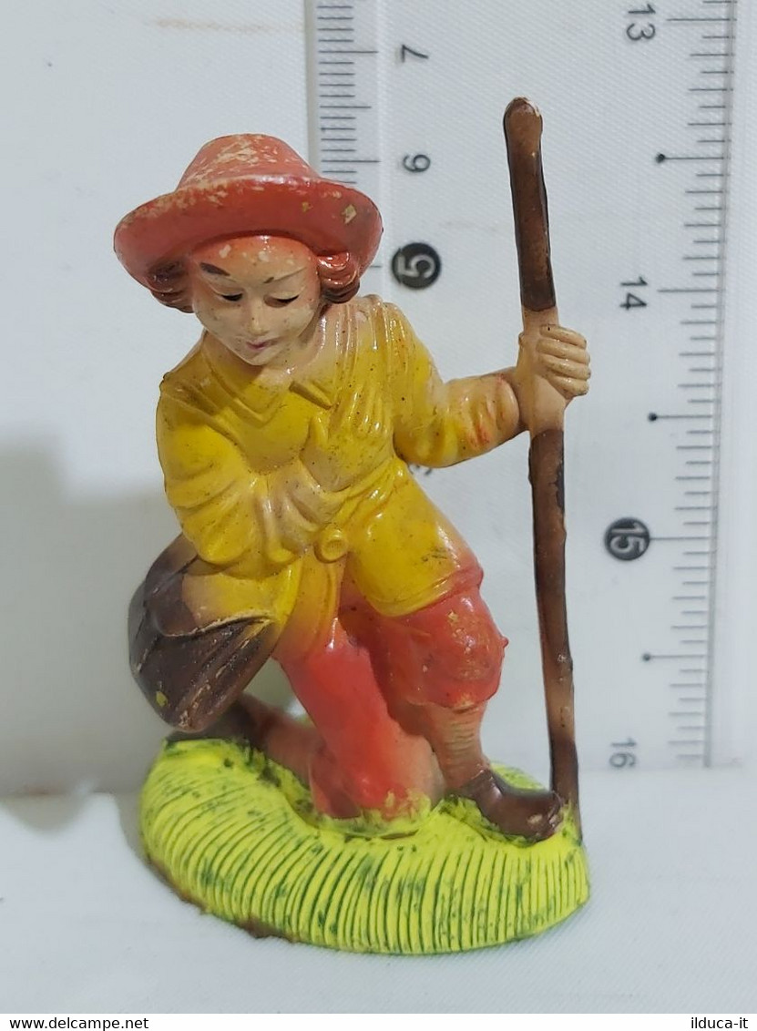 05713 Pastorello Presepe - Statuina In Plastica - Viandante - Christmas Cribs