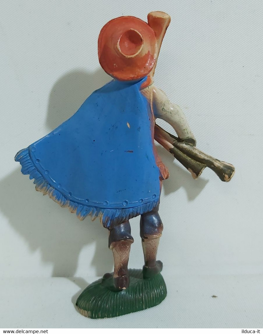 05719 Pastorello Presepe - Statuina In Plastica - Musicante Con Zampogna - Weihnachtskrippen