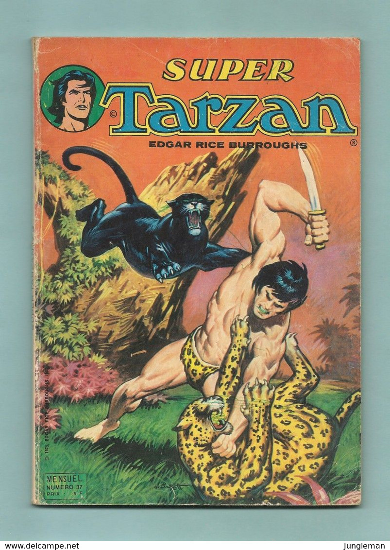 Super Tarzan N°37 - 1ère Série - Sagédition - Avec Aussi Korak - Décembre 1978 - BE - Tarzan