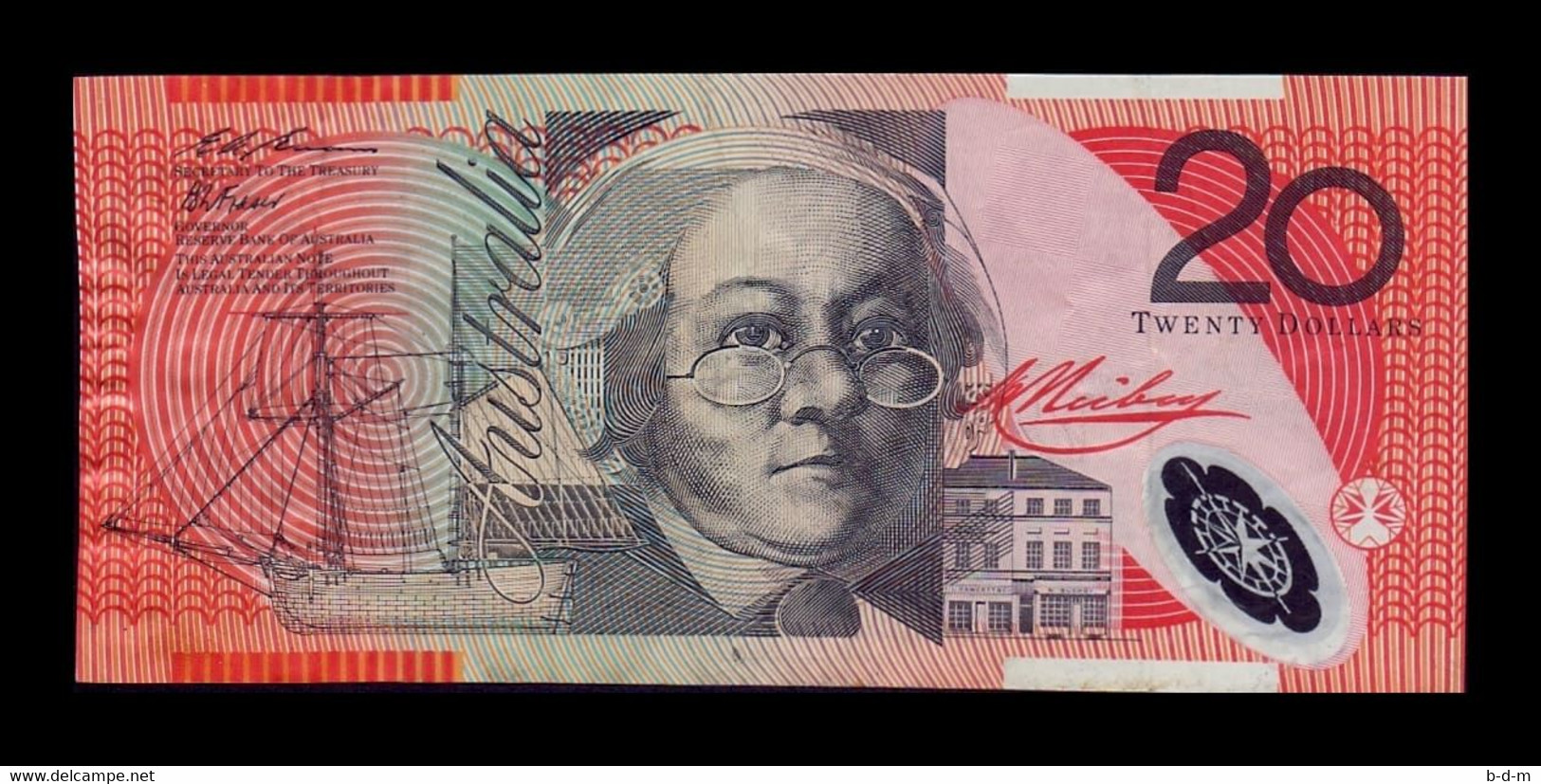 Australia 20 Dollars 1994 Pick 53a Polymer MBC+ VF+ - 1974-94 Australia Reserve Bank (papier)