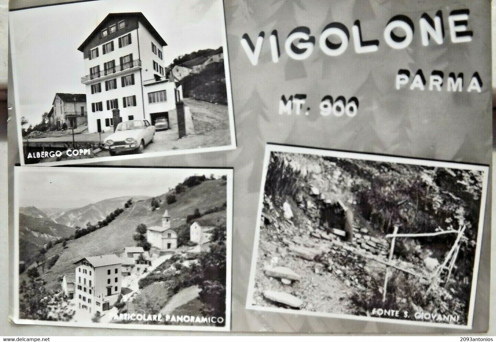 392) SALUTI DA VIGOLONE PARMA - VEDUTINE CARTOLINA VIAGGIATA 20.8.1965 - Parma