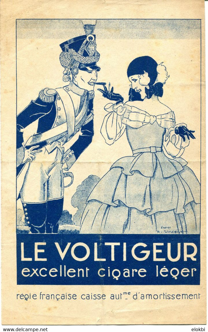 Partition Musicale "La Gitane Et Le Voltigeur" - Publicité Pour Cigarettes "Gitanes" Et Cigares "Le Voltigeur" - Dokumente