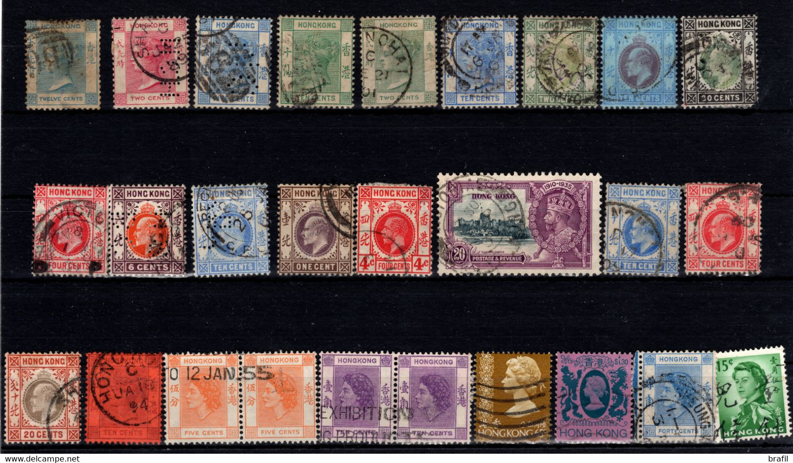 Hong Kong, Lotto Francobolli Usati, See Scan - Collections, Lots & Series