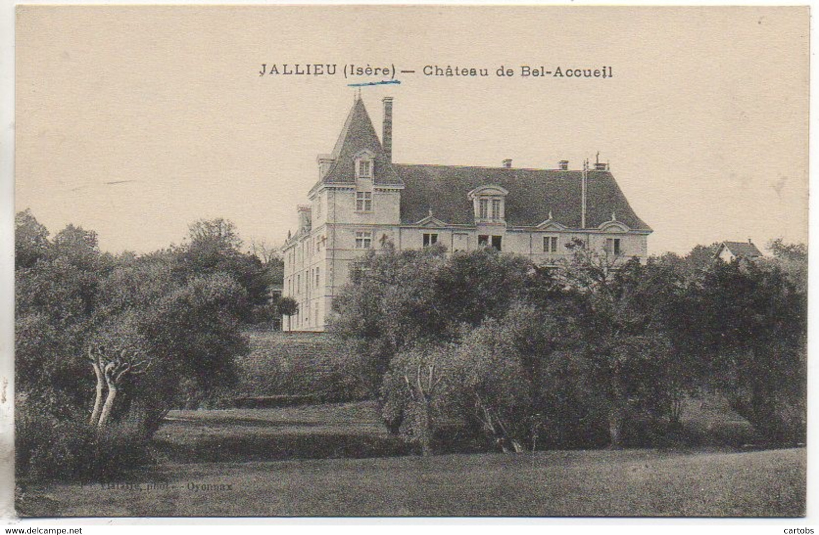 38 JALLIEU  Château De Bel-Accueil - Jallieu