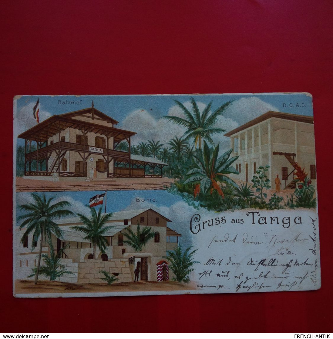 GRUSS AUS TANGA BOMA BAHNHOF 1898 - Tansania