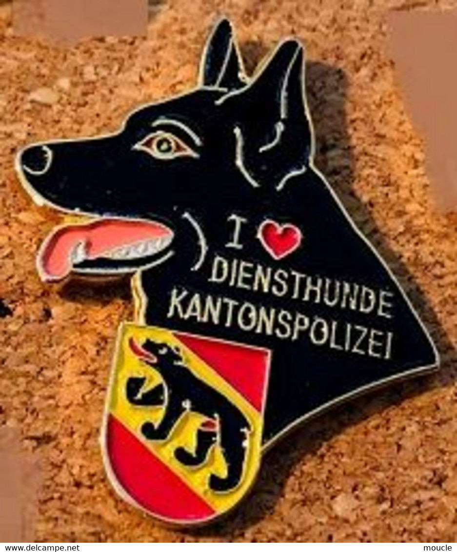 CHIENS DE POLICE - DOG - HUND - CANE - ICH LIEBE DIENSTHUNDE - KANTONS POLIZEI BERN - CANTON DE BERNE - SUISSE - (28) - Polizia