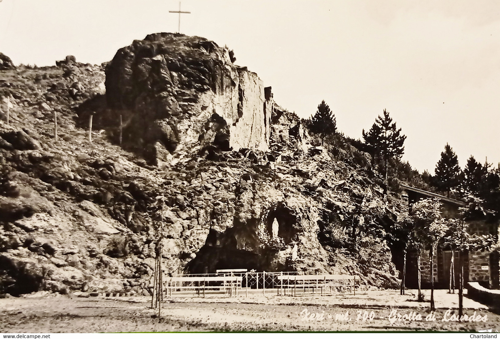 Cartolina - Zeri ( Massa E Carrara ) - Grotta Di Lourdes - 1960 Ca. - Massa