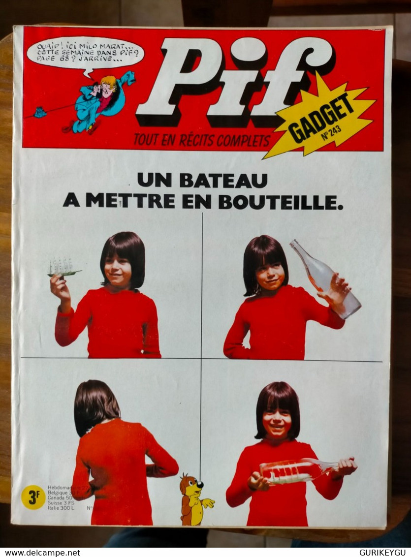 PIF GADGET N° 243 De 1973 - Pif & Hercule