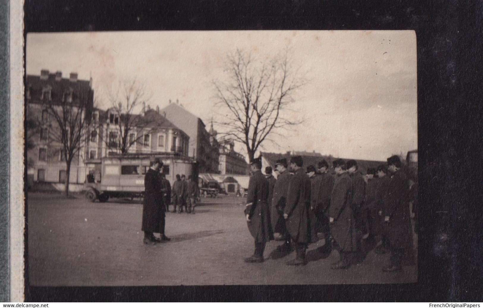 Belfort Dannemarie Superbe album photos Guerre 14-18 WW1 Caserne Quartier Vauban Automobile pompier avion soldat Armée