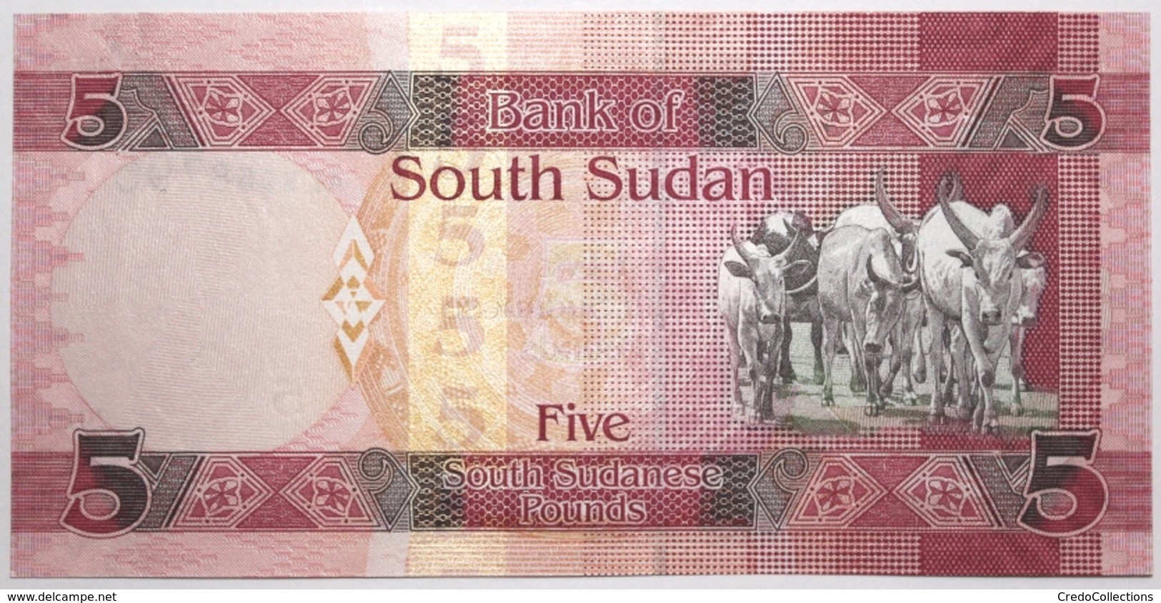 Soudan Du Sud - 5 Pounds - 2015 - PICK 11a - NEUF - Südsudan