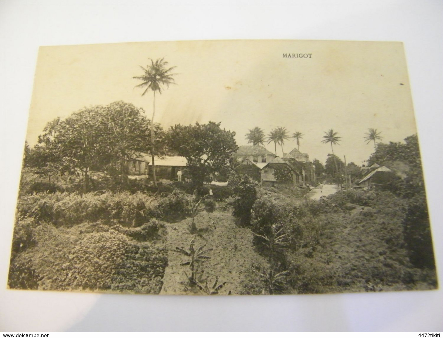 CPA - Guadeloupe - Ile St Saint Martin - Marigot - Entrée Du Village - 1922 -  SUP  (FS 75) - Saint Martin