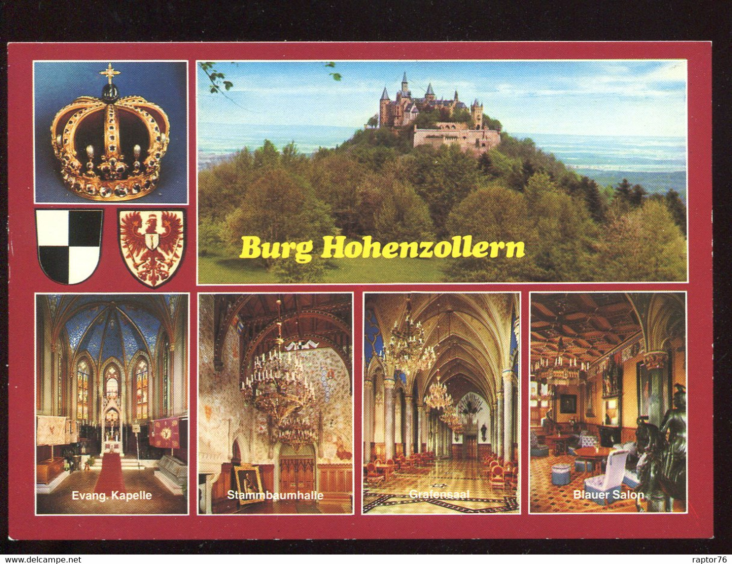 CPM Allemagne BURG HOHENZOLLERN Multi Vues - Hechingen