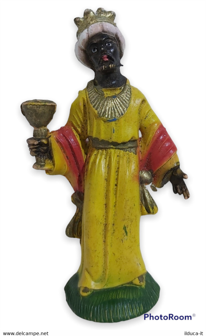 10135 Pastorello Presepe - Statuina In Plastica - Re Magio - Kerstkribben