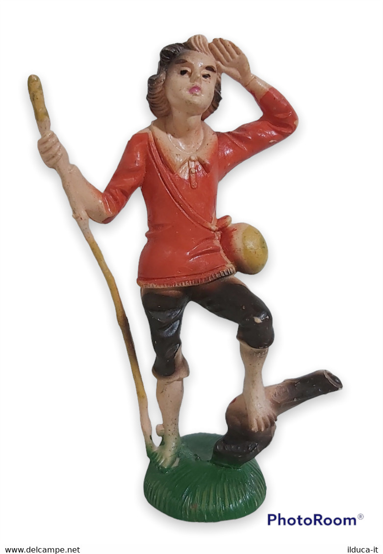 10142 Pastorello Presepe - Statuina In Plastica - Viandante - Weihnachtskrippen