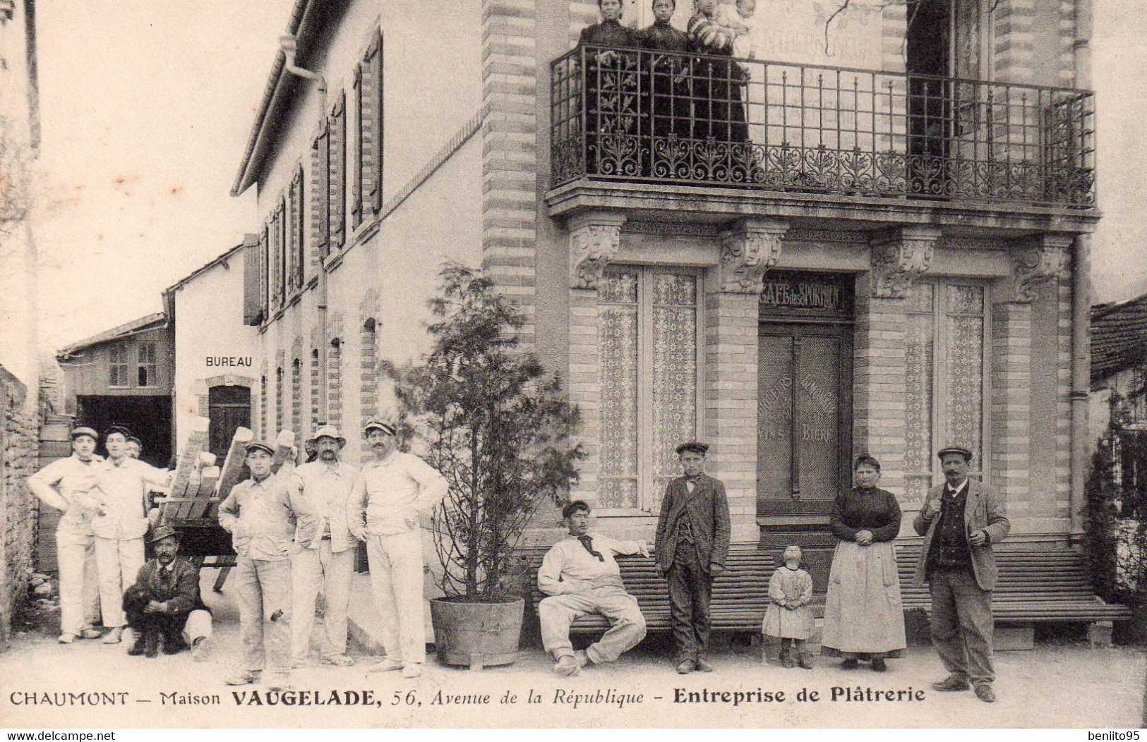 CPA De CHAUMONT - Entreprise De Platerie - Maison VAUGELADE. - Chaumont