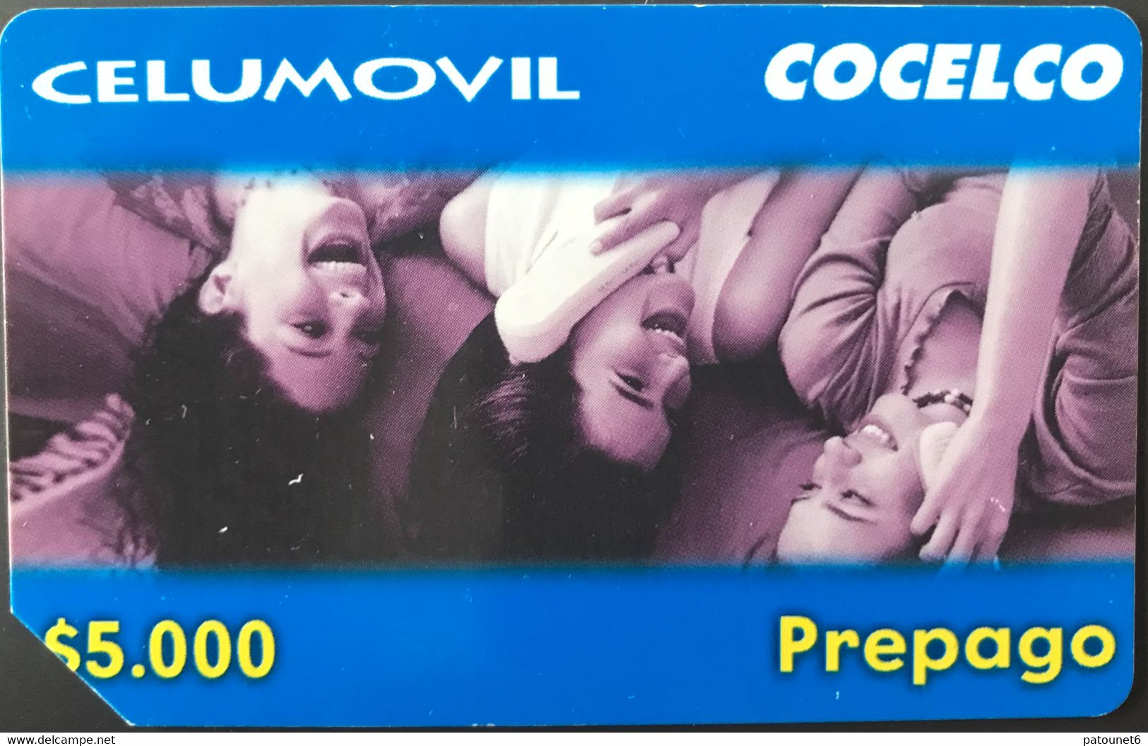 COLOMBIE  -  Prepaid  -  Celumovil  -  Cocelco  -  $ 5.000 - Colombia